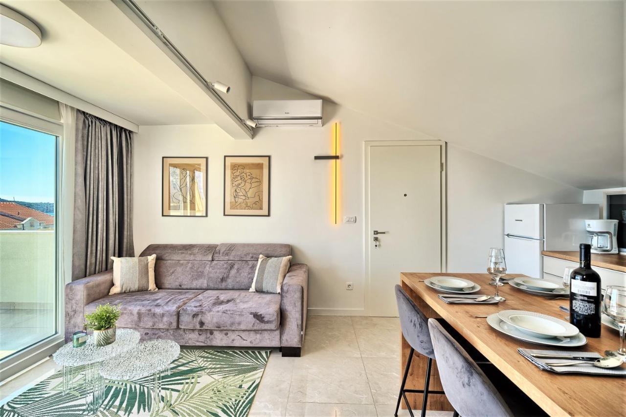 Domenico - 50 M From The Sea Apartment Seget Donji Luaran gambar